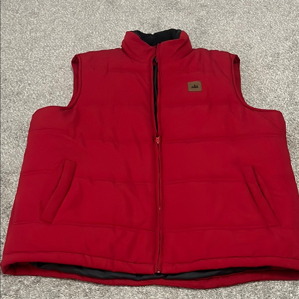 Red Puffer Vest